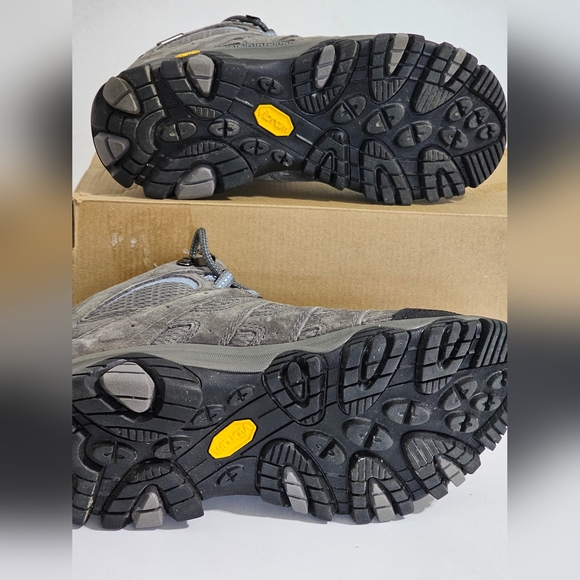 Merrell Women's Moab 3 Mid Waterproof Hiking Boot 7 Granite - Picture 15 of 16